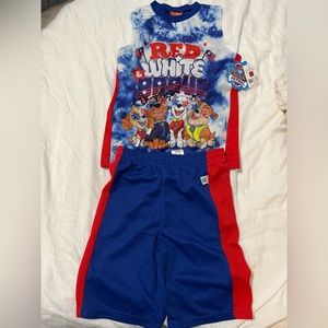 NWT Paw Patrol Basketball Outfit